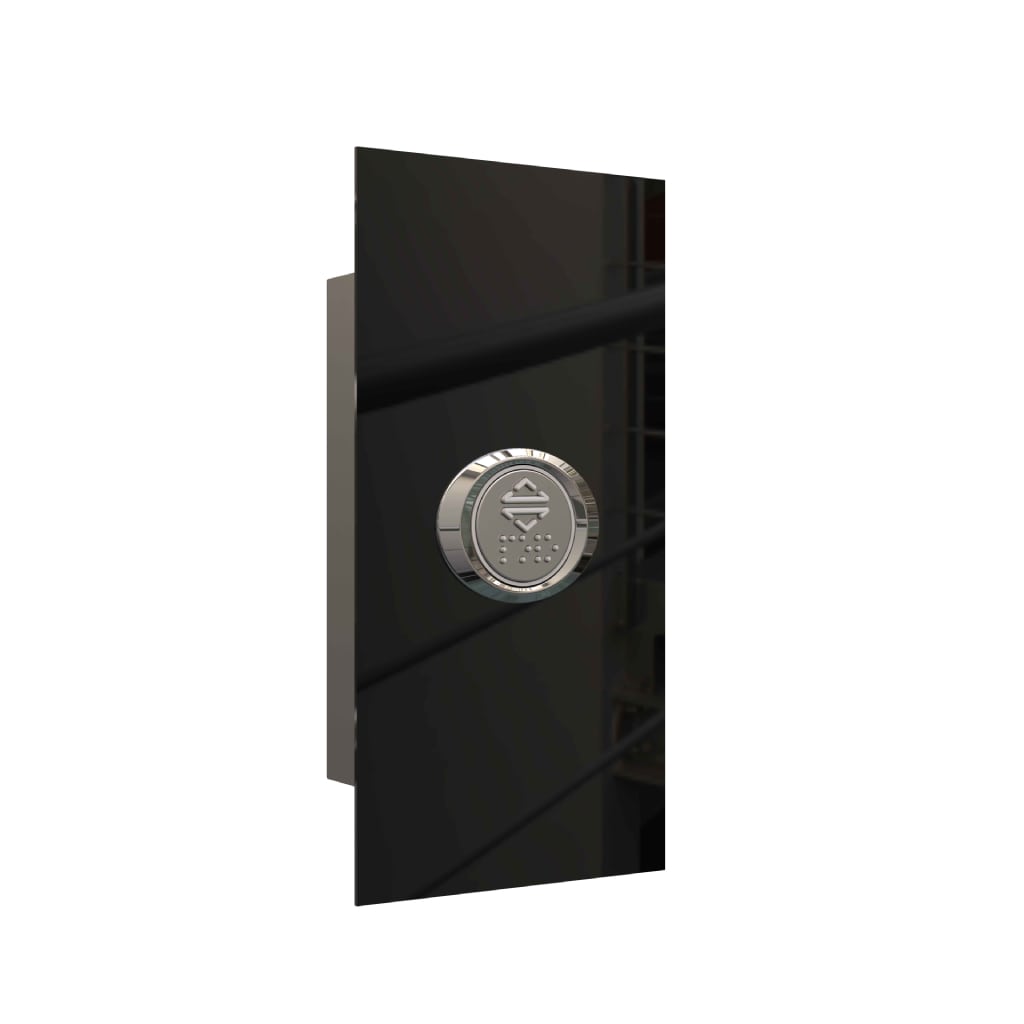 Butonlu Cam(Dijitalsiz - Tek Buton - Siyah) - SWITCHLI