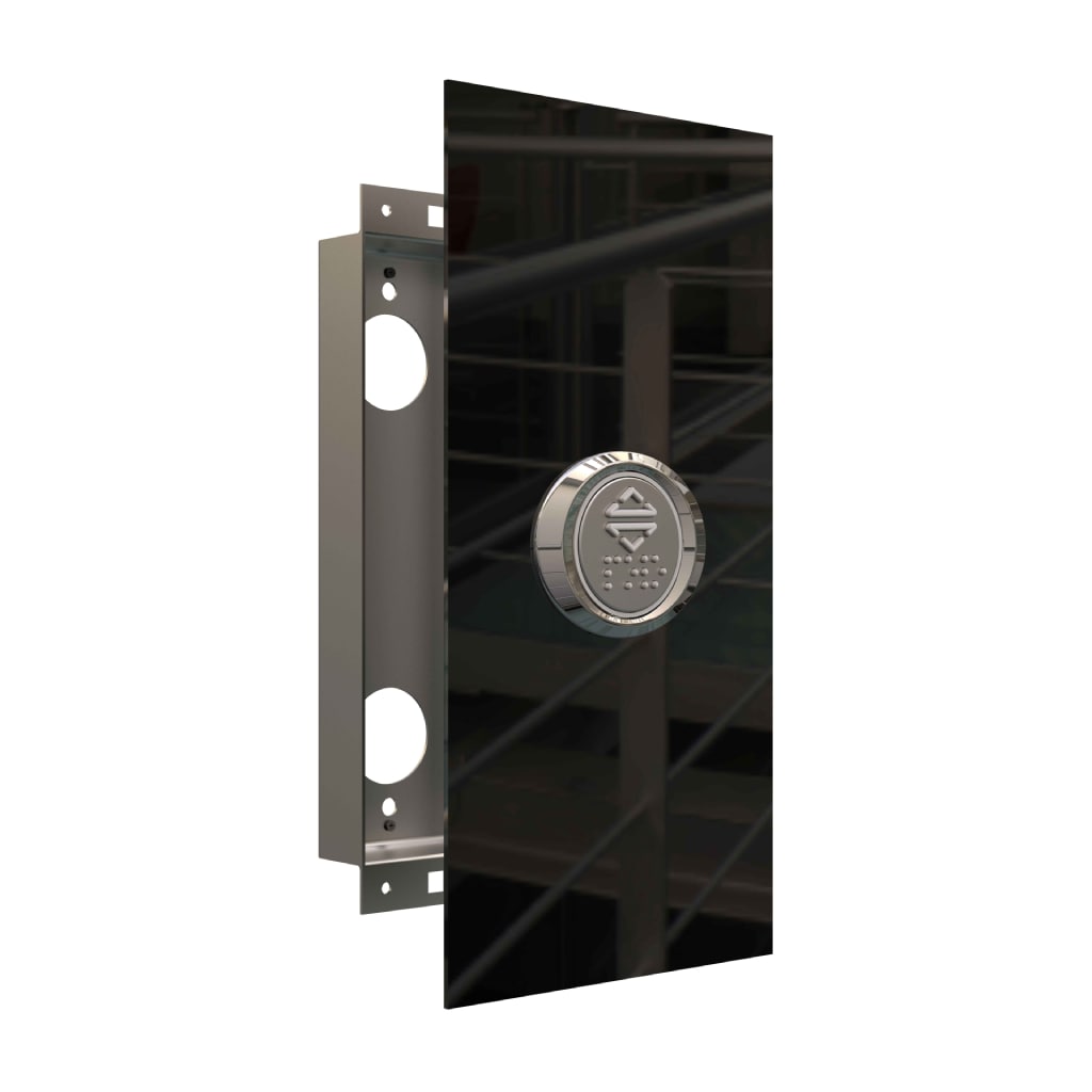 Butonlu Cam(Dijitalsiz - Tek Buton - Siyah) - SWITCHLI